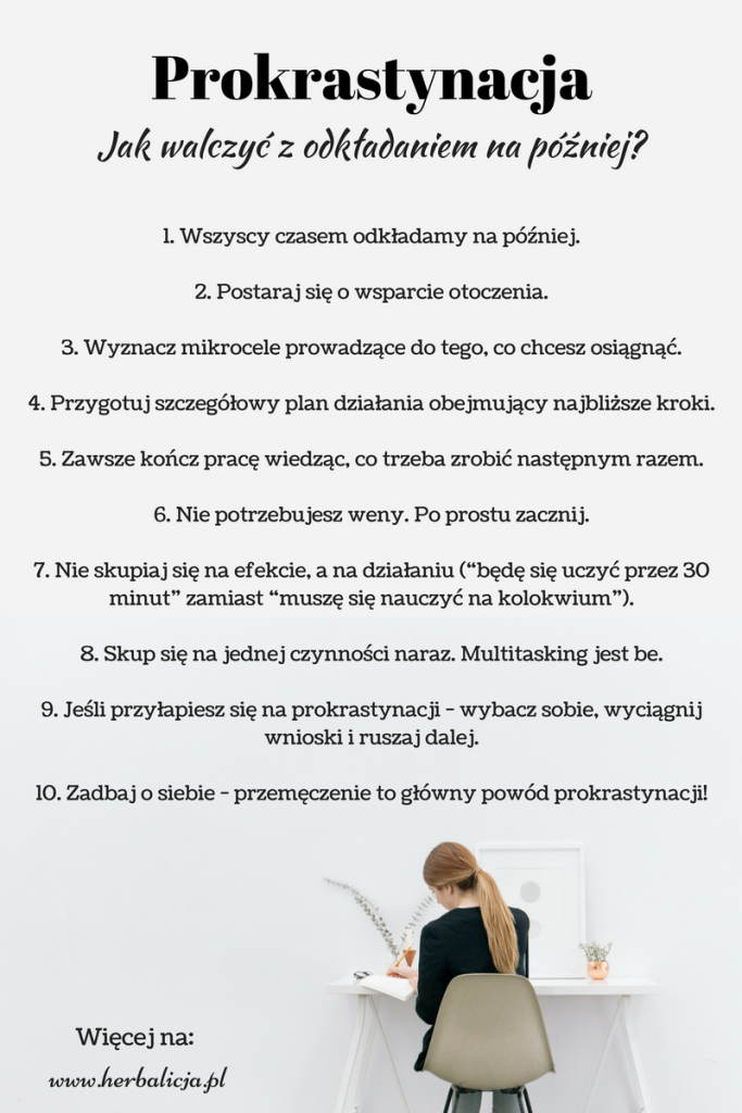 prokrastynacja herbalicja