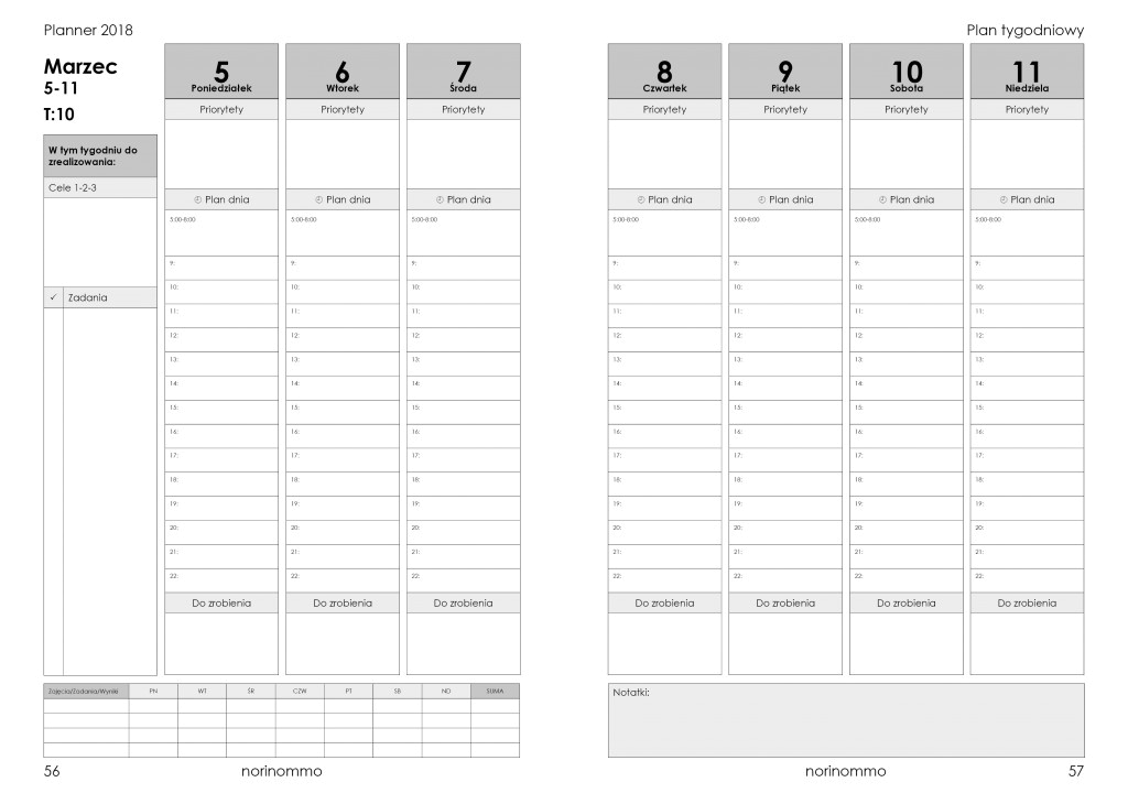 Planner 2018 - Przegląd plannerów na 2018 rok - Herbalicja #planner #planowanie