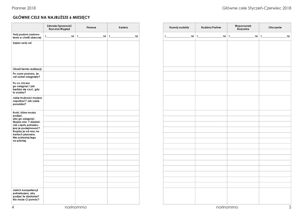 Planner 2018 - Przegląd plannerów na 2018 rok - Herbalicja #planner #planowanie