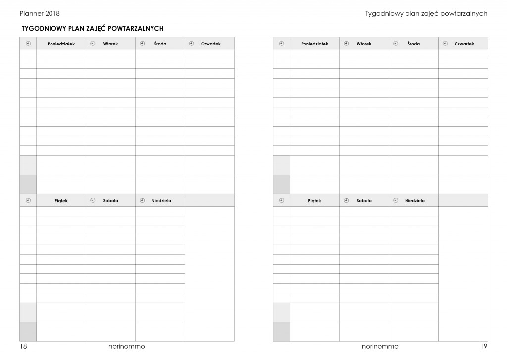 Planner 2018 - Przegląd plannerów na 2018 rok - Herbalicja #planner #planowanie