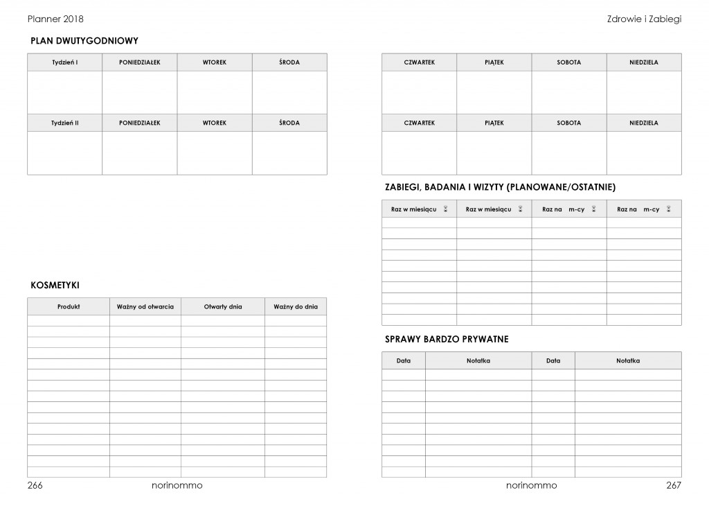 Planner 2018 - Przegląd plannerów na 2018 rok - Herbalicja #planner #planowanie