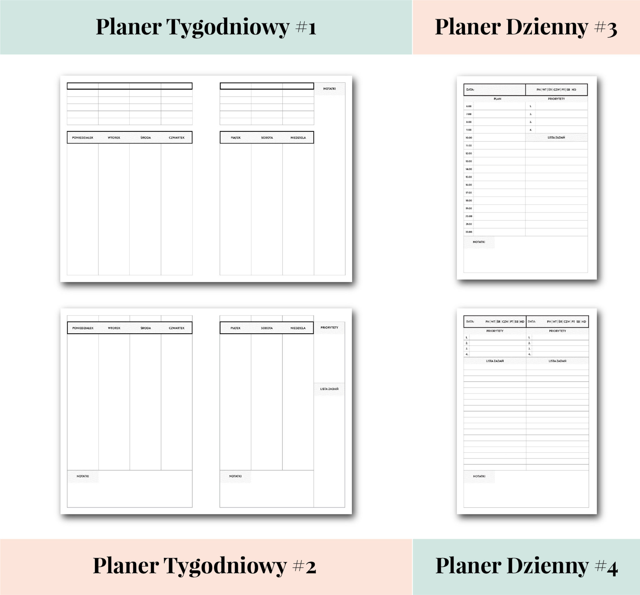 Planner 2018 - Przegląd plannerów na 2018 rok - Herbalicja #planner #planowanie