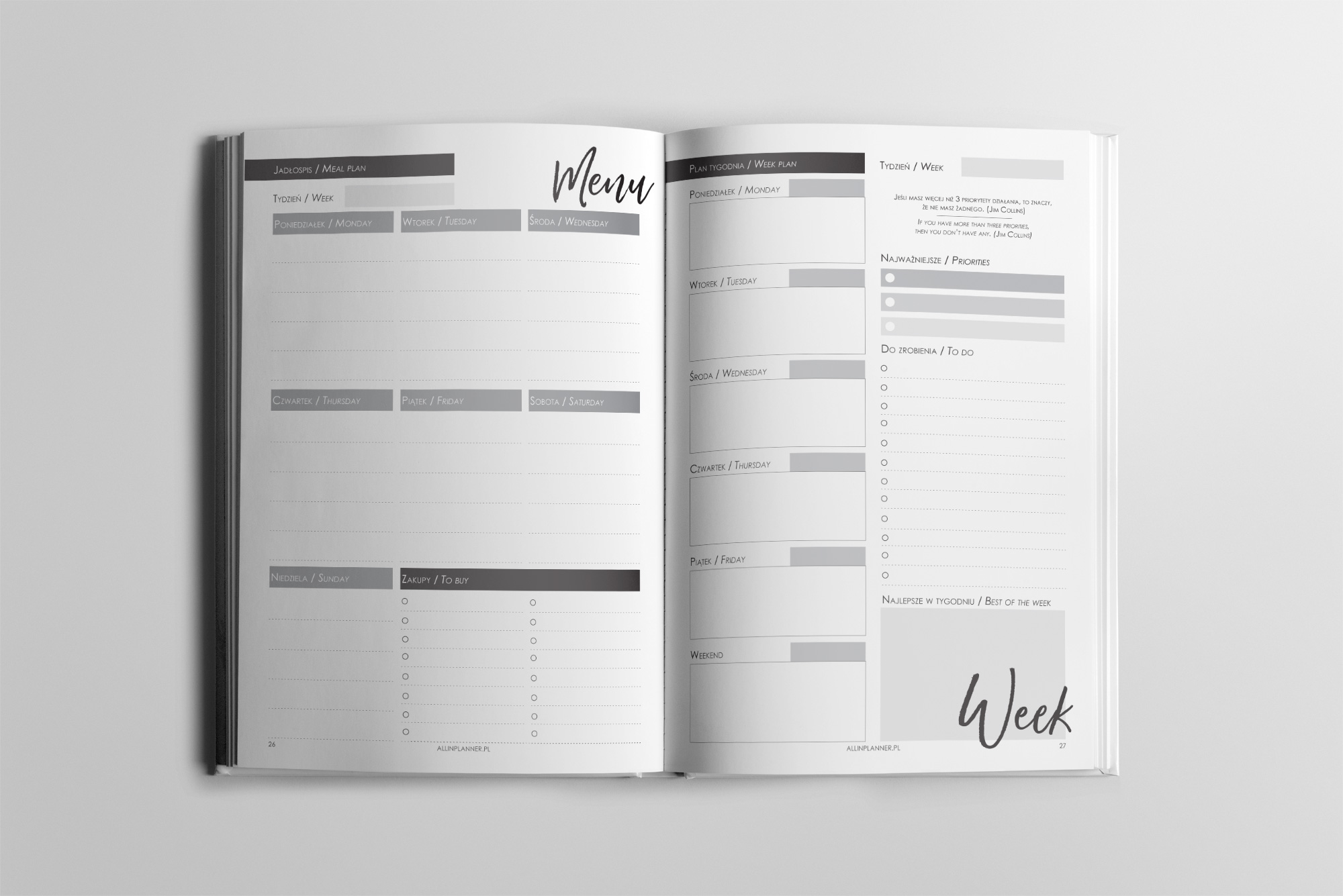 Planner 2018 - Przegląd plannerów na 2018 rok - Herbalicja #planner #planowanie